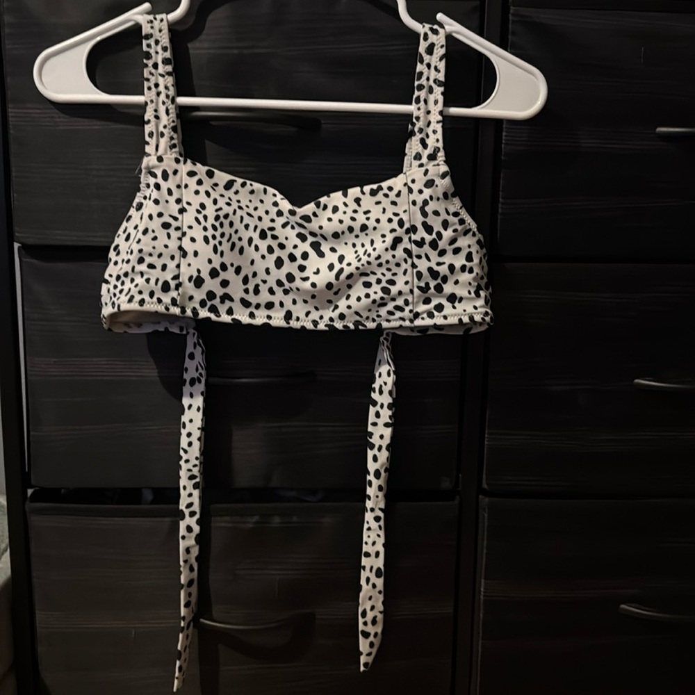 Cow print swimsuit